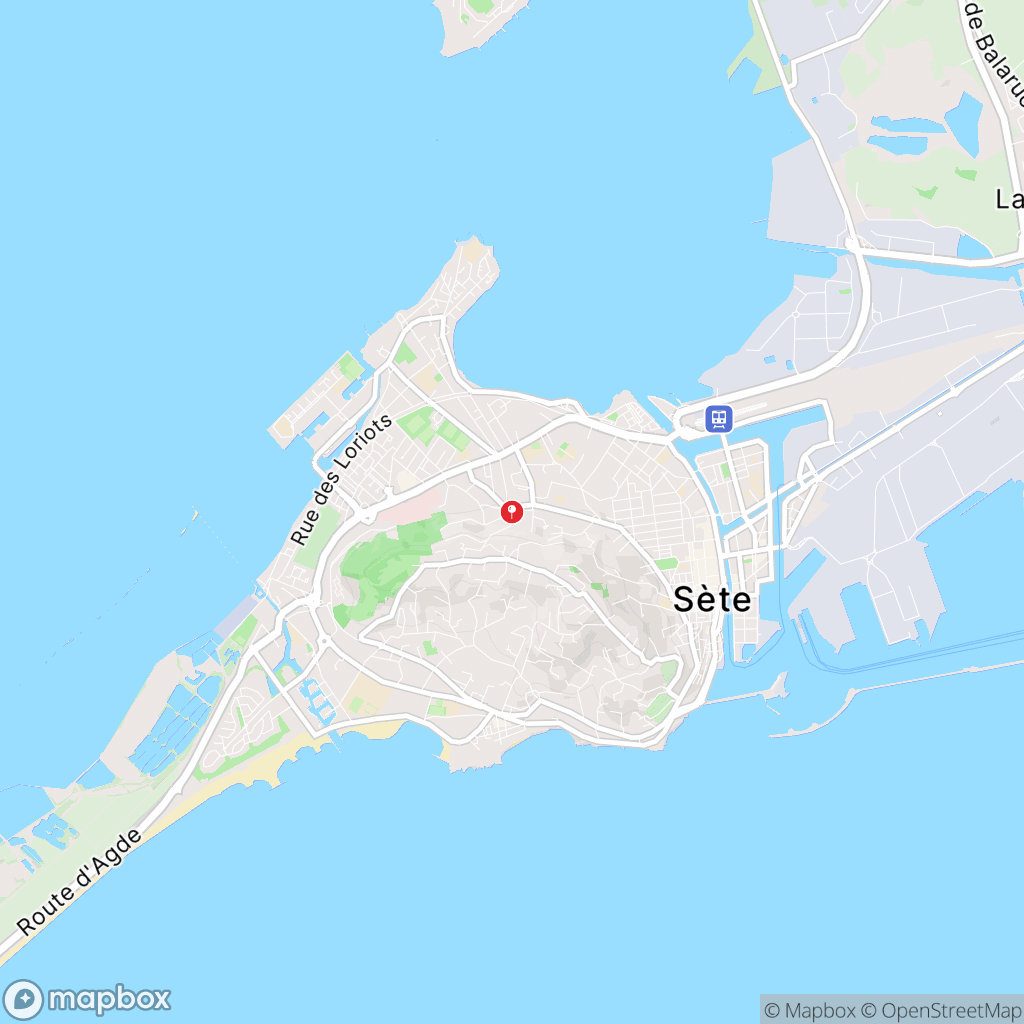 Carte de la zone de délimitation de randonnee-mont-saint-clair-sete