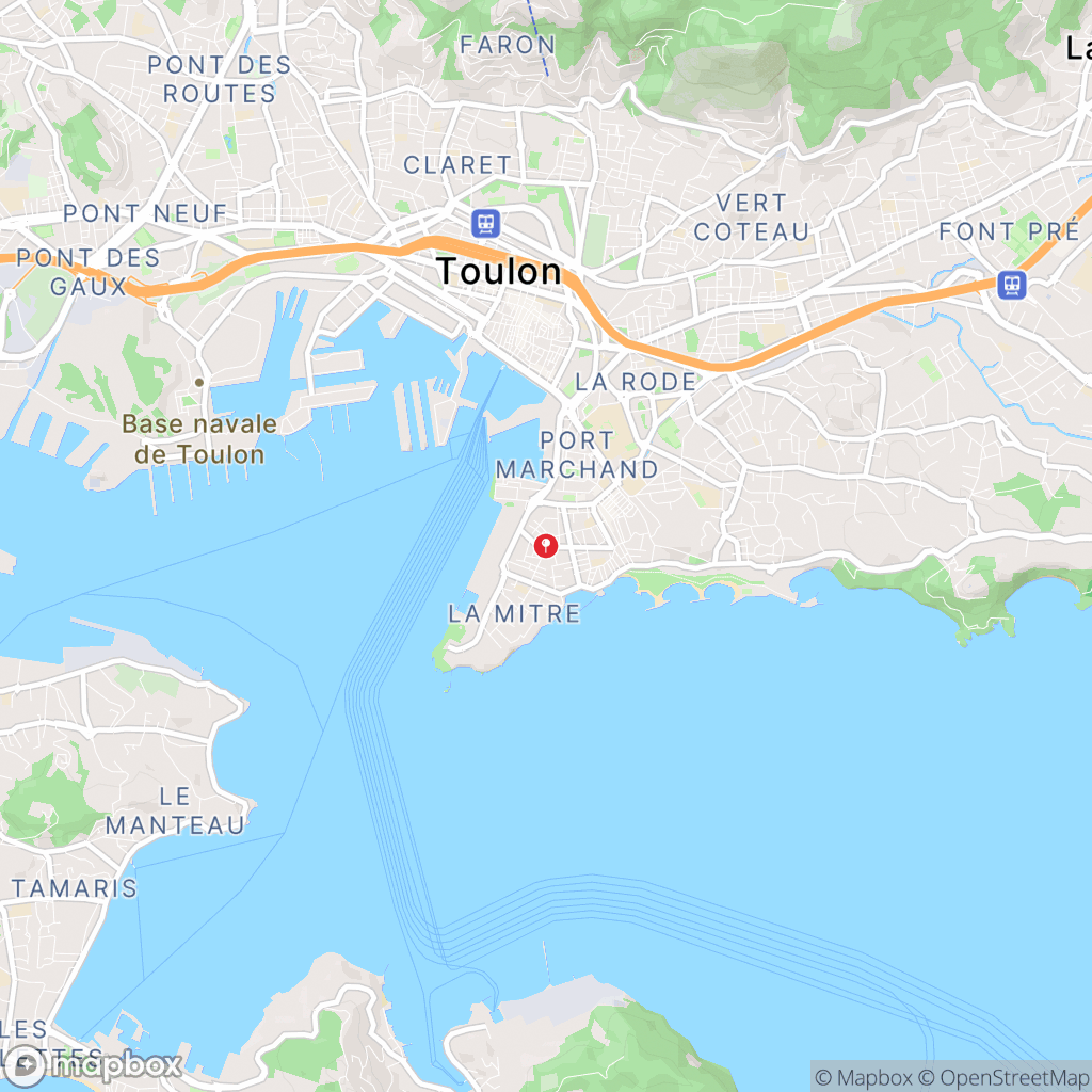 Sentier du littoral à Toulon : carte des parcours de randonnée - France