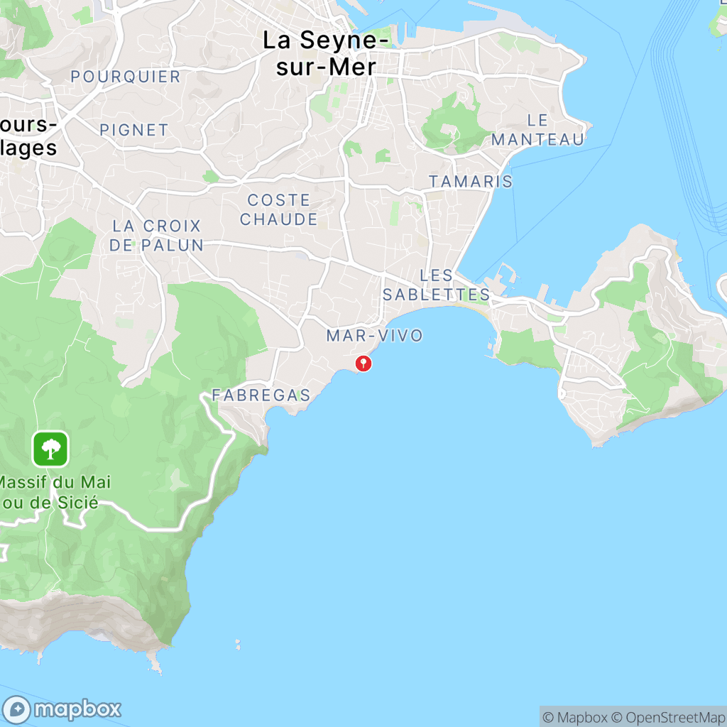 Sentier du littoral du Var : carte des parcours de randonnée - France