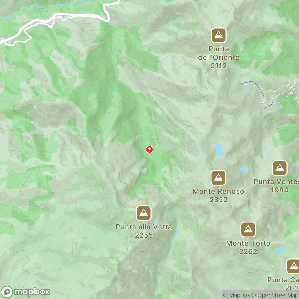 Carte de la zone de délimitation de randonnee-lac-de-bastani-haute-corse