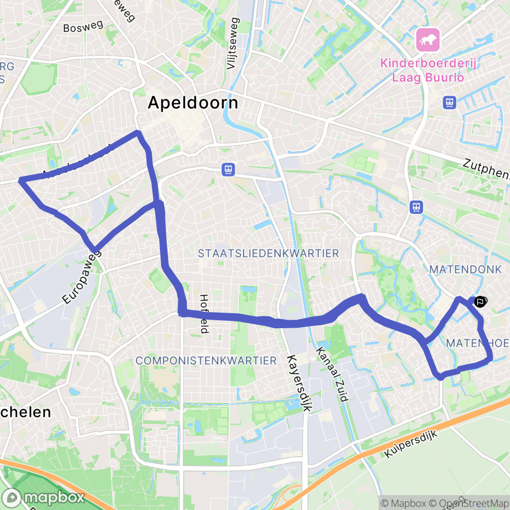 Apeldoorn: routekaart voor buitenactiviteiten - Netherlands