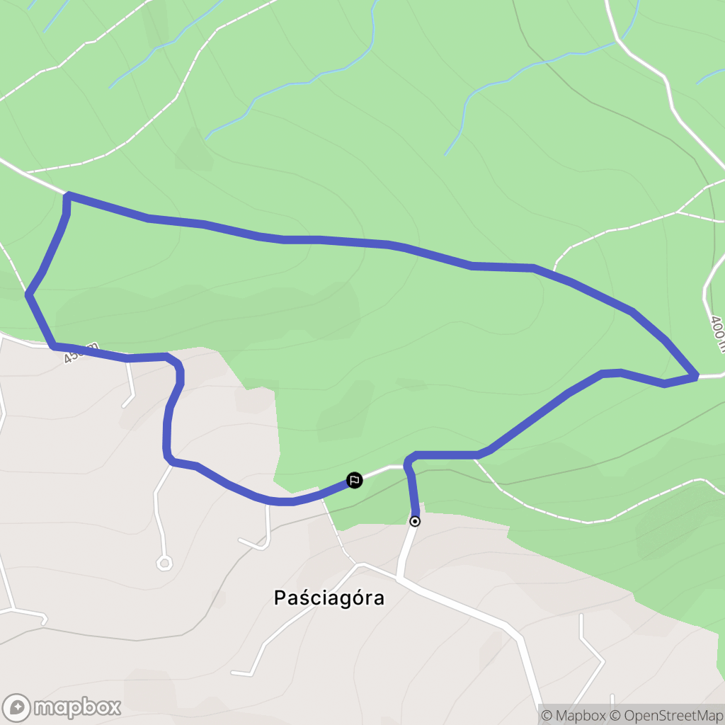 Chełmiec: mapa trasy - Poland