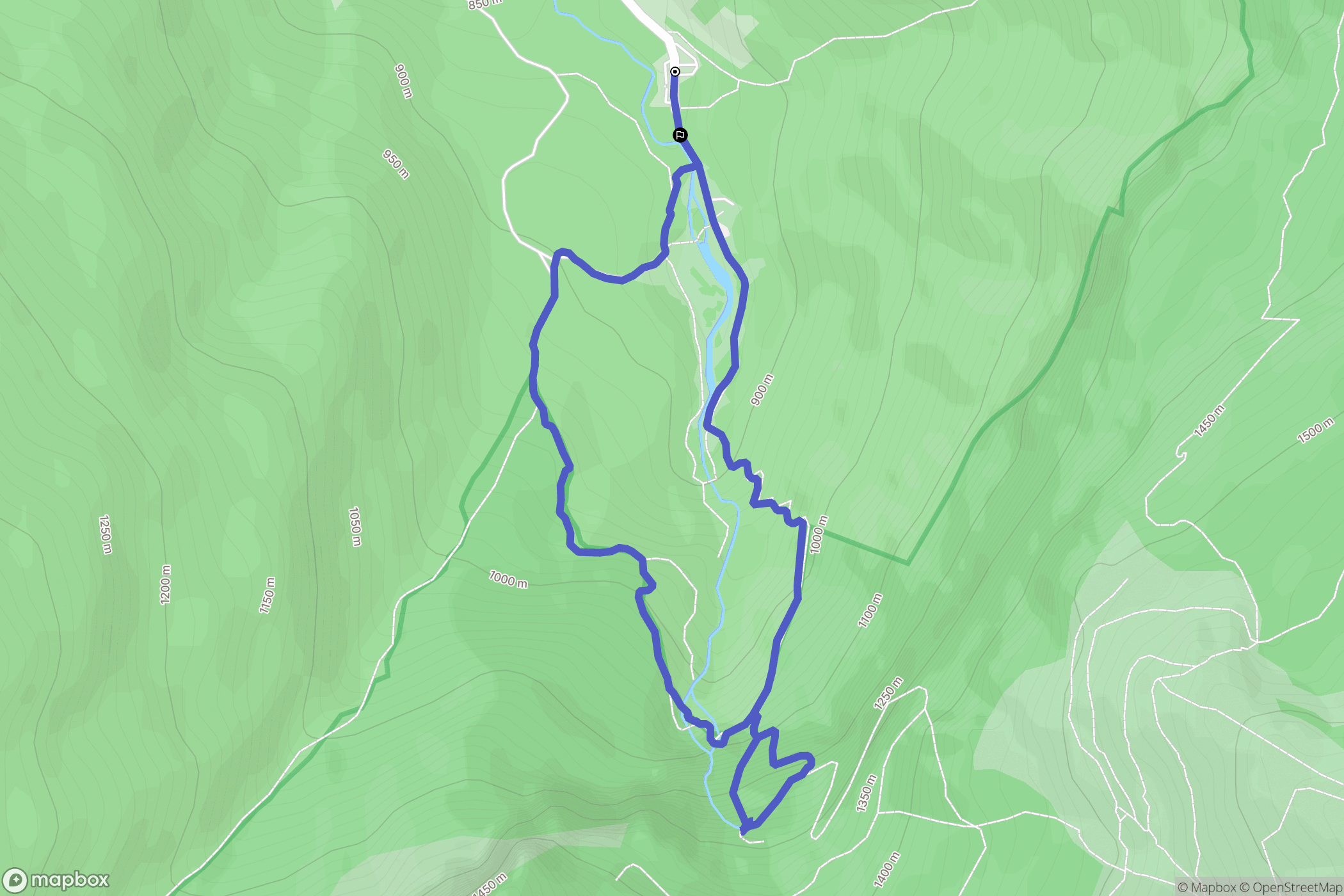 Saint-Pierre-d'Entremont : carte du parcours de randonnée - France
