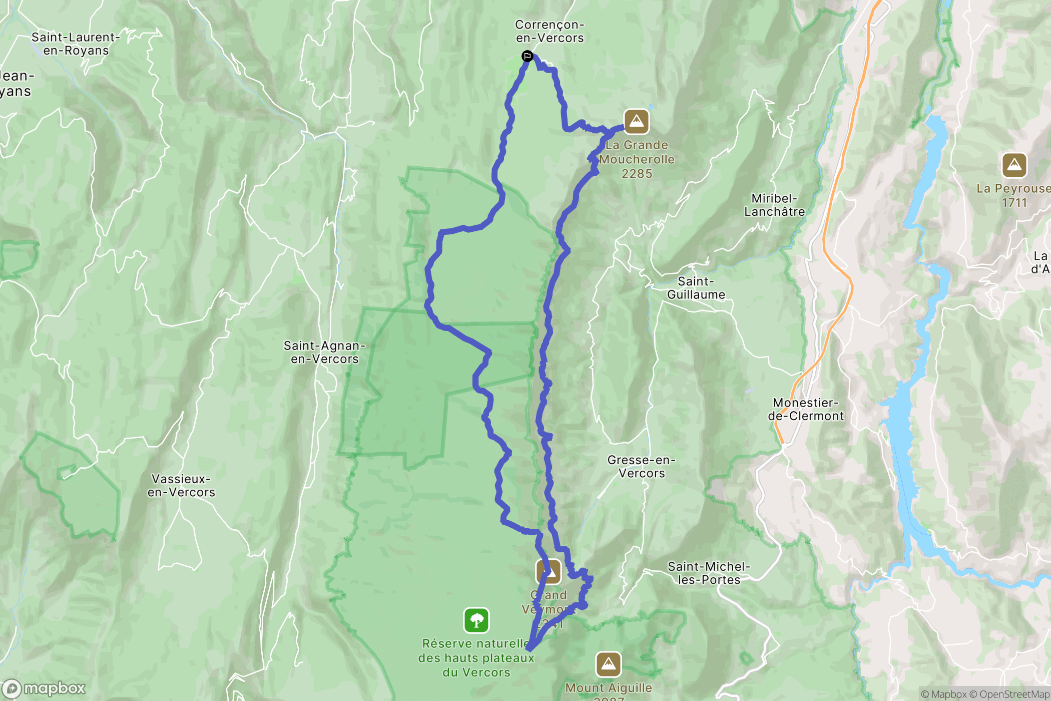 Corrençon-en-Vercors: routekaart voor buitenactiviteiten - France