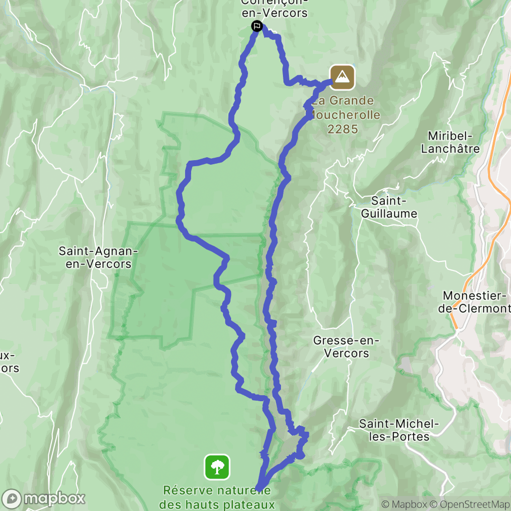 Corrençon-en-Vercors: routekaart voor buitenactiviteiten - France