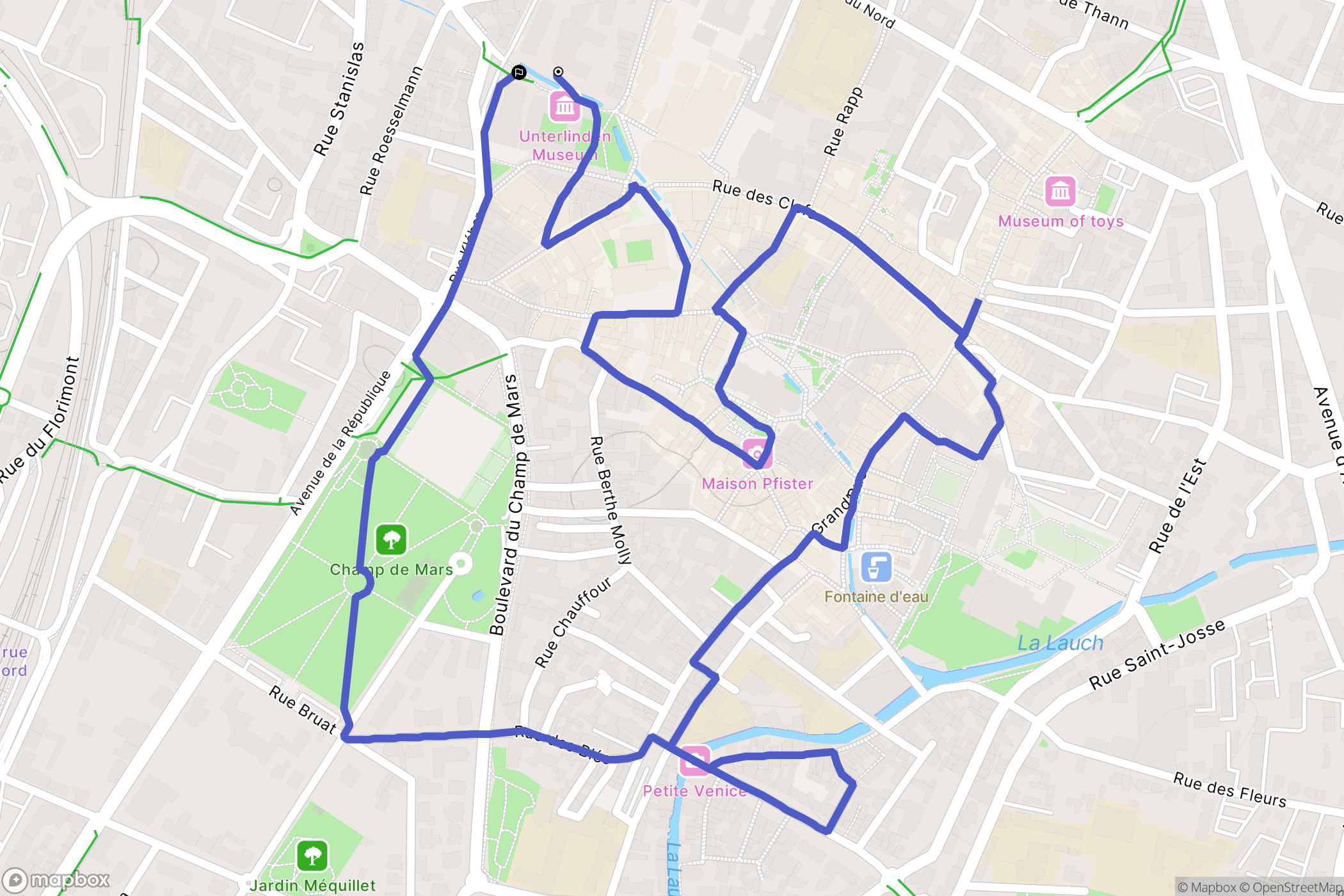 Colmar: routekaart voor buitenactiviteiten - France