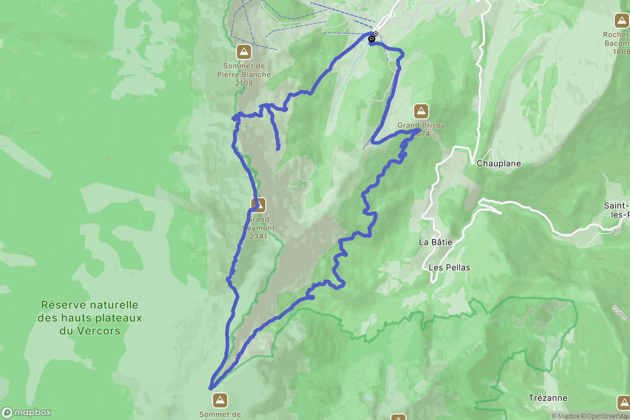 Gresse-en-Vercors: routekaart voor buitenactiviteiten - France