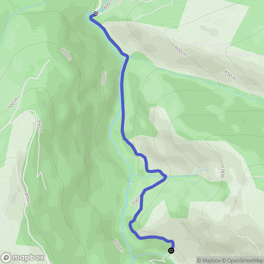 Larrau : carte du parcours de randonnée - France