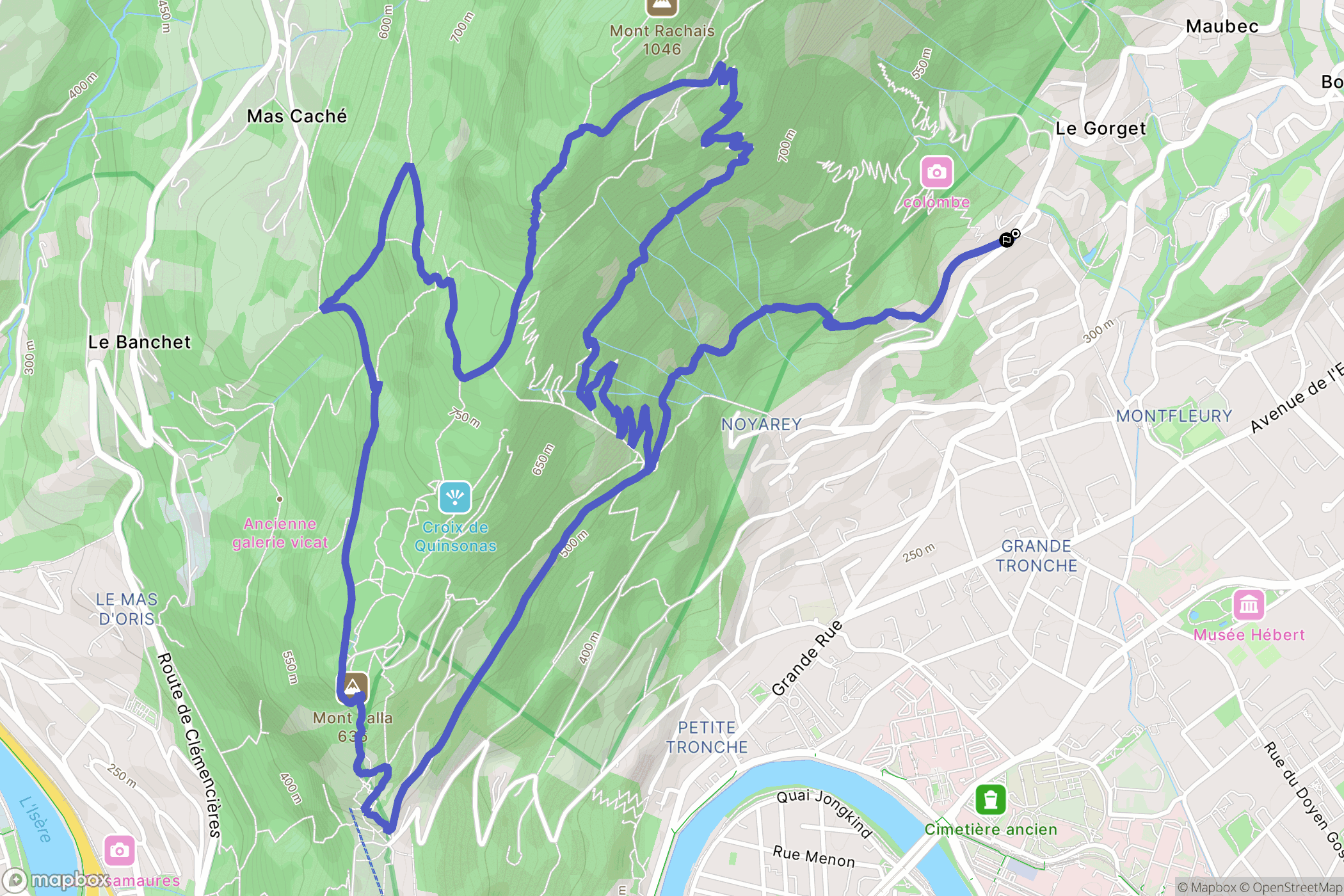 La Tronche: routekaart voor buitenactiviteiten - France
