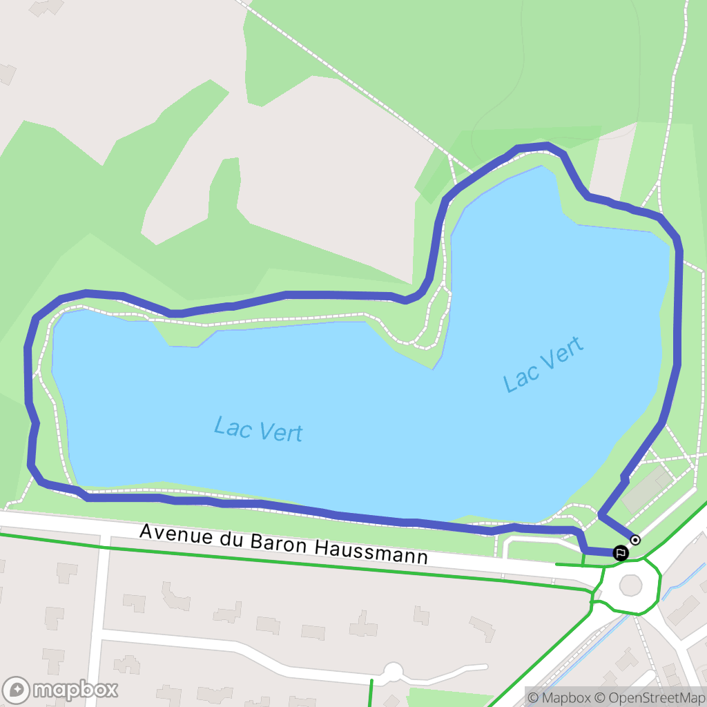 Canejan : carte du parcours de randonnée - France