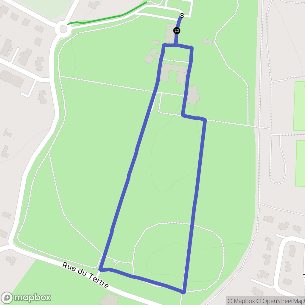 Bassens : carte du parcours de randonnée - France