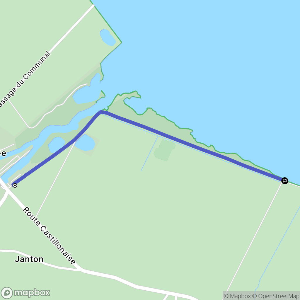 VALEYRAC : carte du parcours de randonnée - France