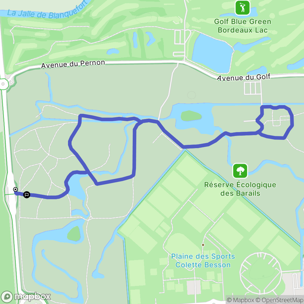 Bois de Bordeaux, Bruges: routekaart voor buitenactiviteiten - France