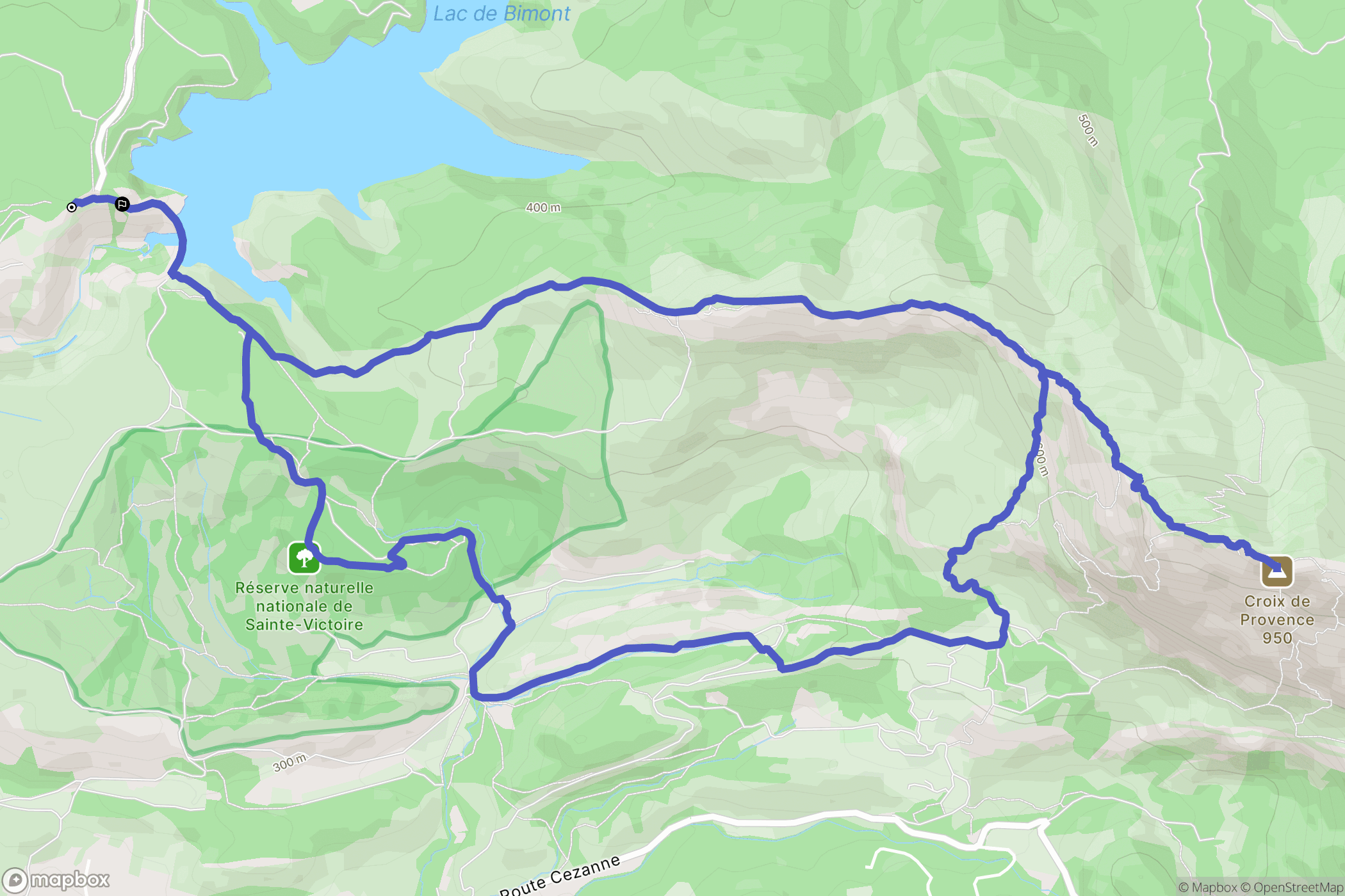 Saint-Marc-Jaumegarde: routekaart voor buitenactiviteiten - France