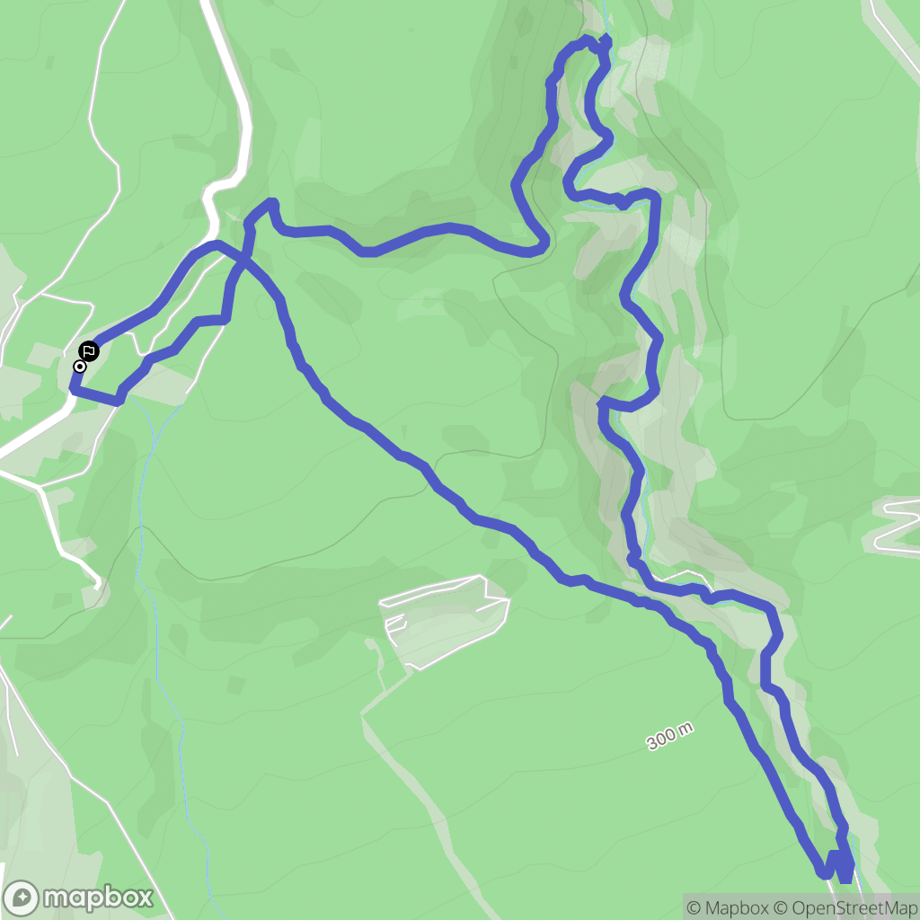 Fontanille, Gordes : carte du parcours de randonnée - France