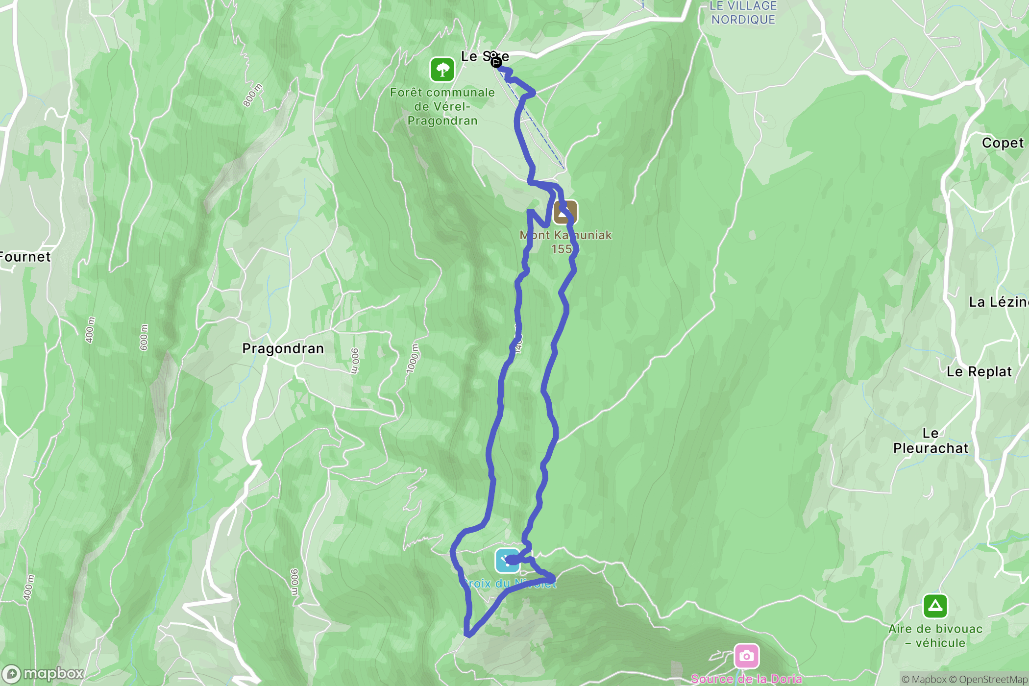 Les Déserts: routekaart voor buitenactiviteiten - France