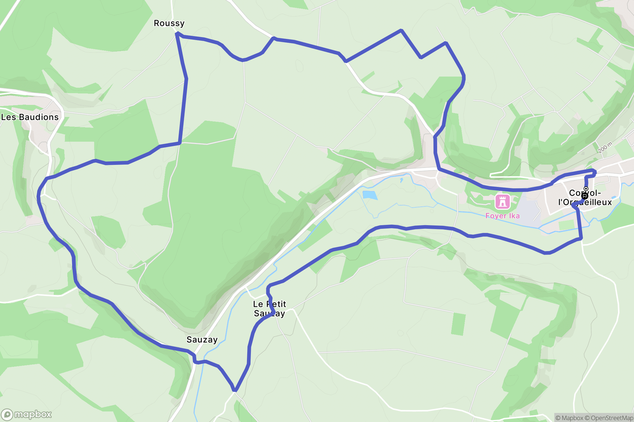 Corvol-l'Orgueilleux: routekaart voor buitenactiviteiten - France
