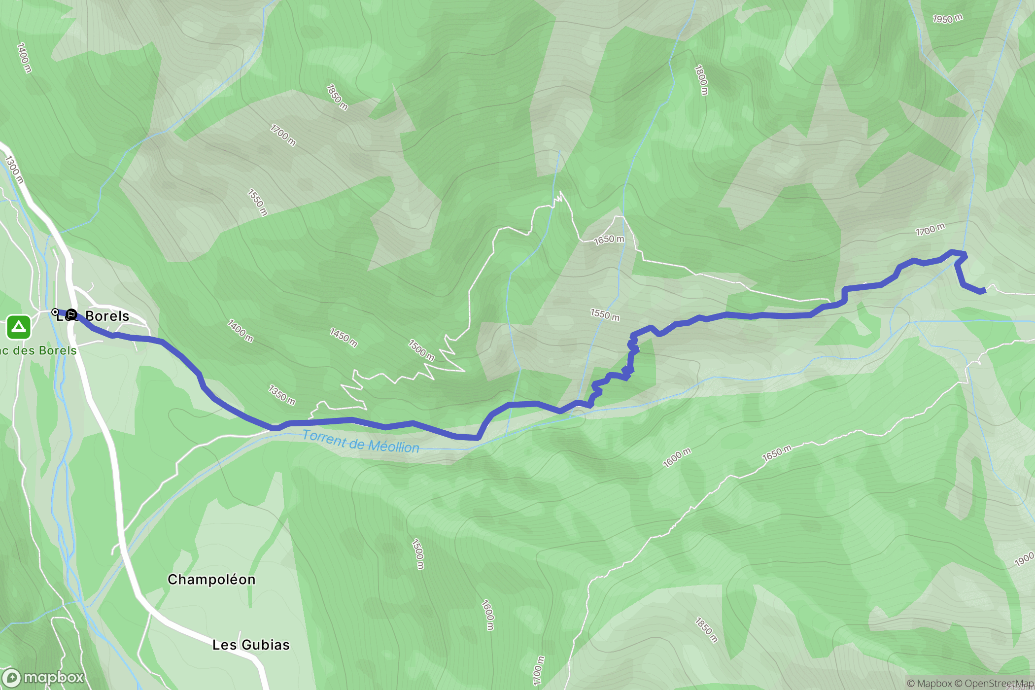 Champoléon: routekaart voor buitenactiviteiten - France