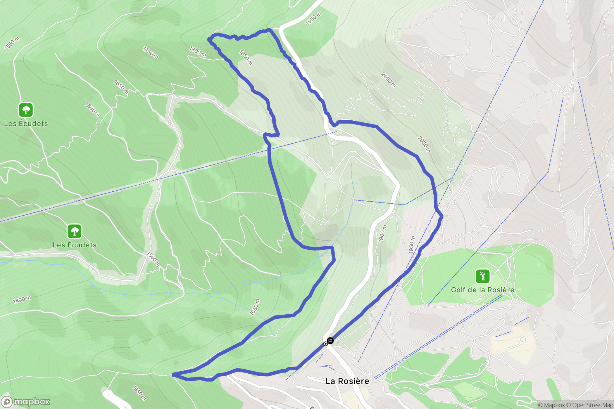Montvalezan: routekaart voor buitenactiviteiten - France