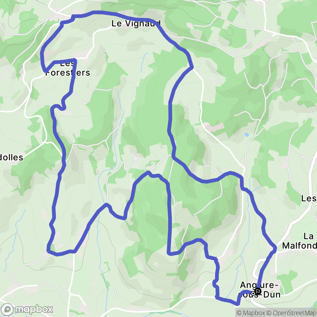 Anglure-sous-Dun: routekaart voor buitenactiviteiten - France