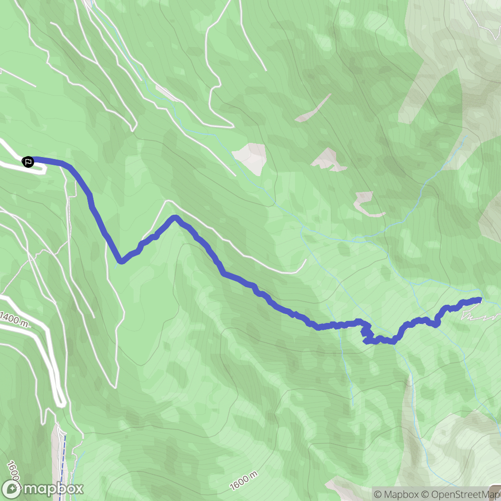 Saint-Martin-d'Uriage : carte du parcours de randonnée - France