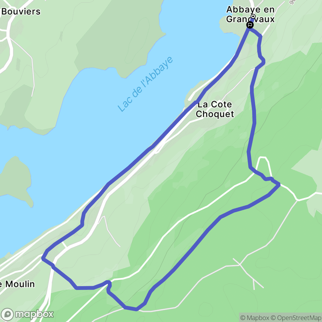 Grande-Rivière Château : carte du parcours de randonnée - France