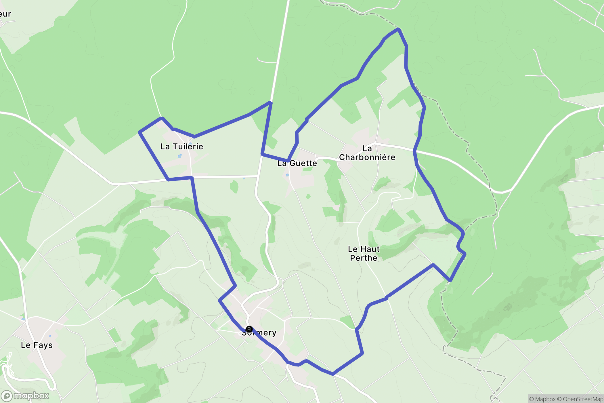 Sormery: routekaart voor buitenactiviteiten - France