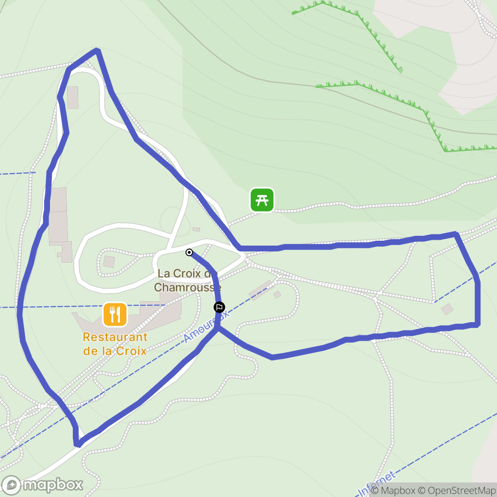 Chamrousse: routekaart voor buitenactiviteiten - France