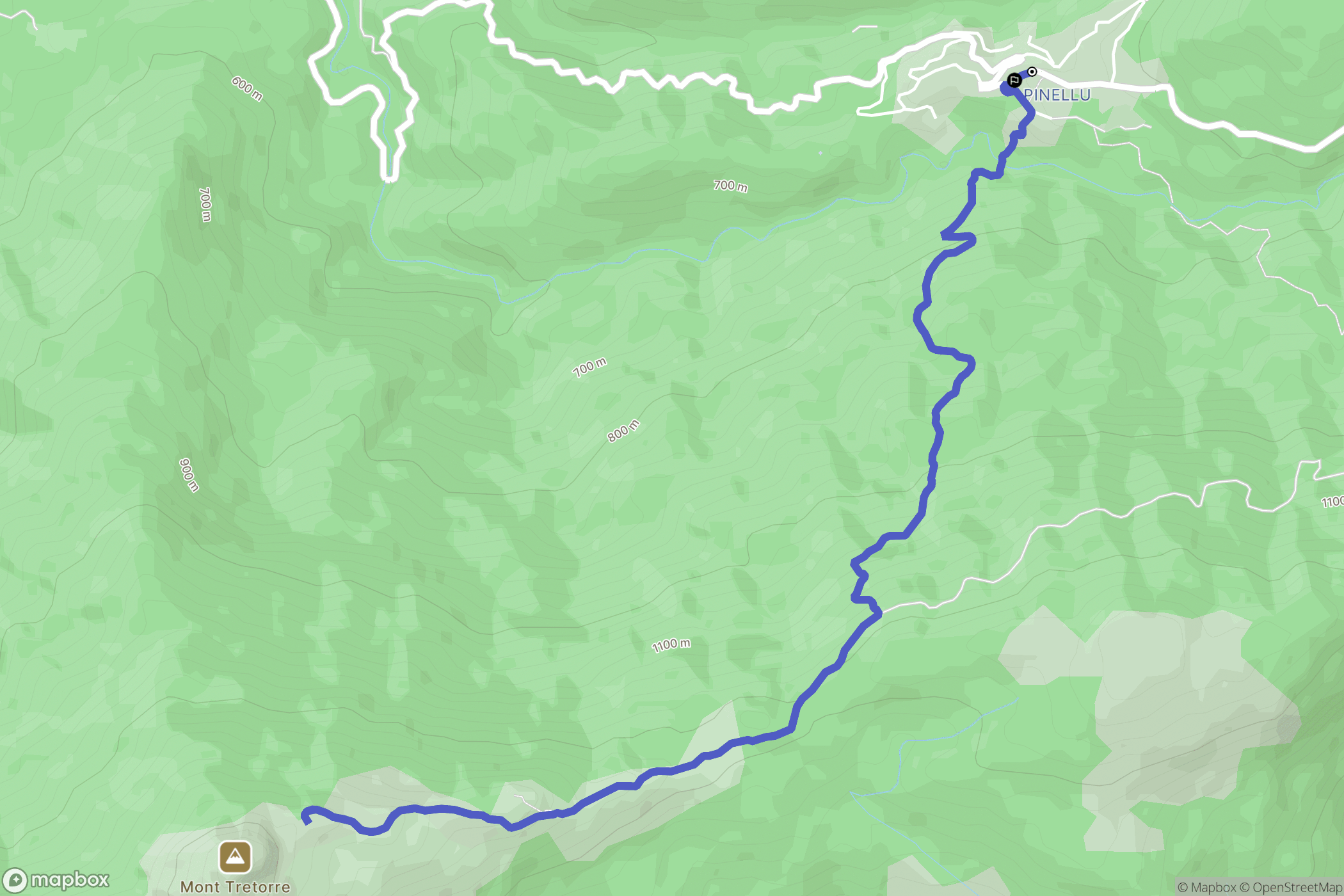 Guagno: routekaart voor buitenactiviteiten - France