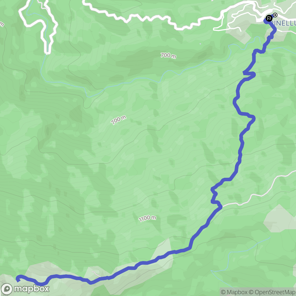 Guagno: routekaart voor buitenactiviteiten - France