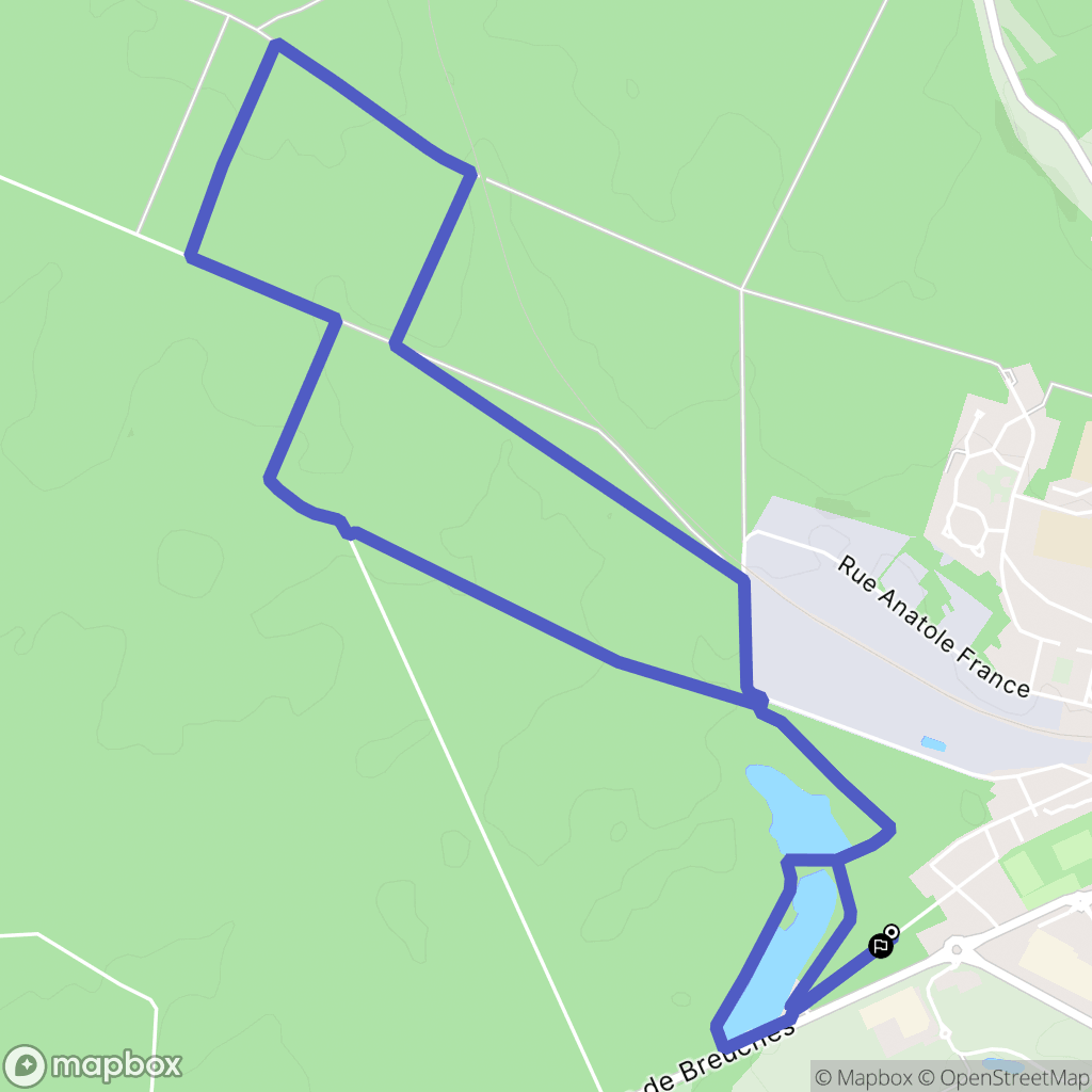 Luxeuil-les-Bains : carte du parcours de randonnée - France