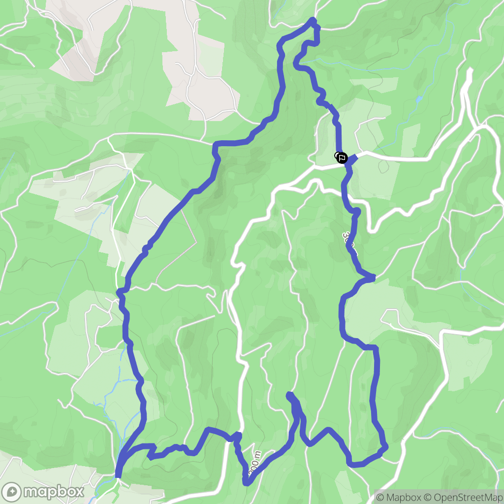 Saint-Laurent-de-Carnols : carte du parcours de randonnée - France