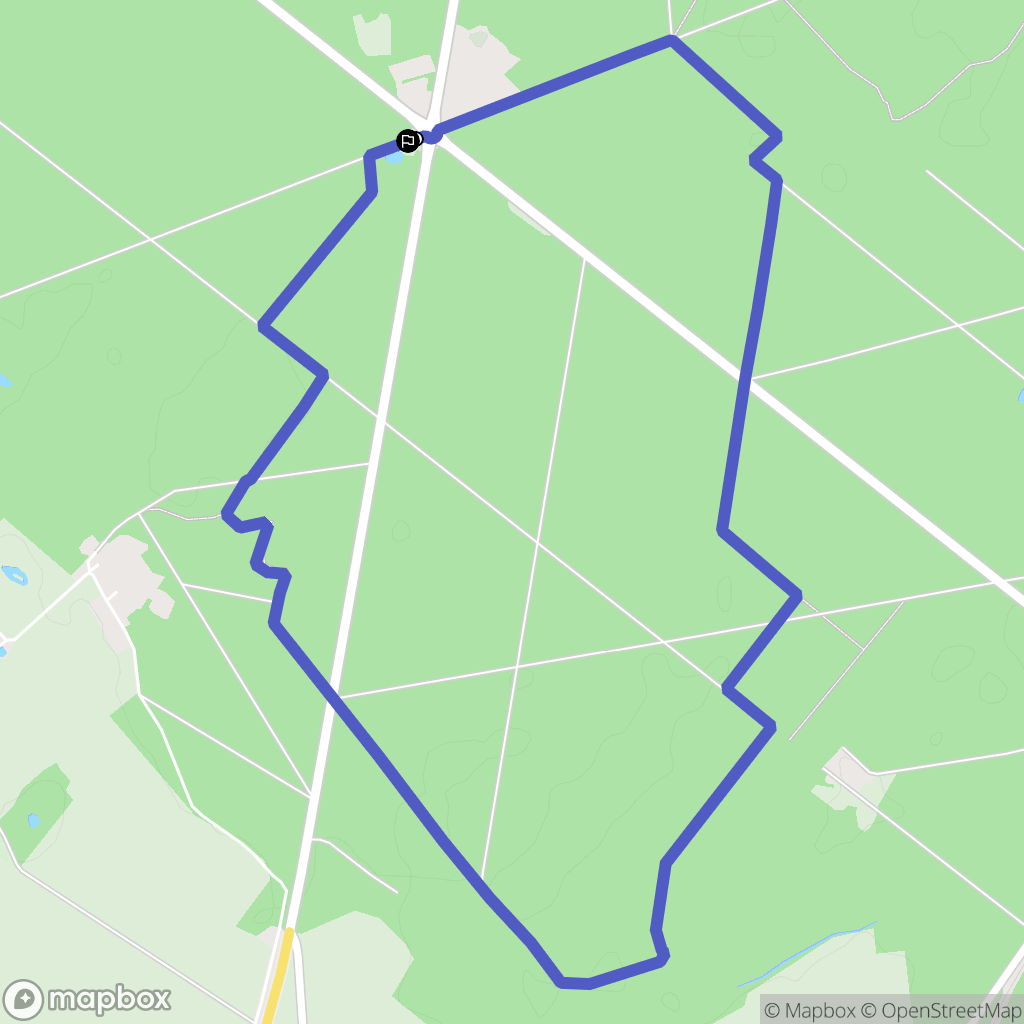 La-Houssaye-en-Brie : carte du parcours de randonnée - France
