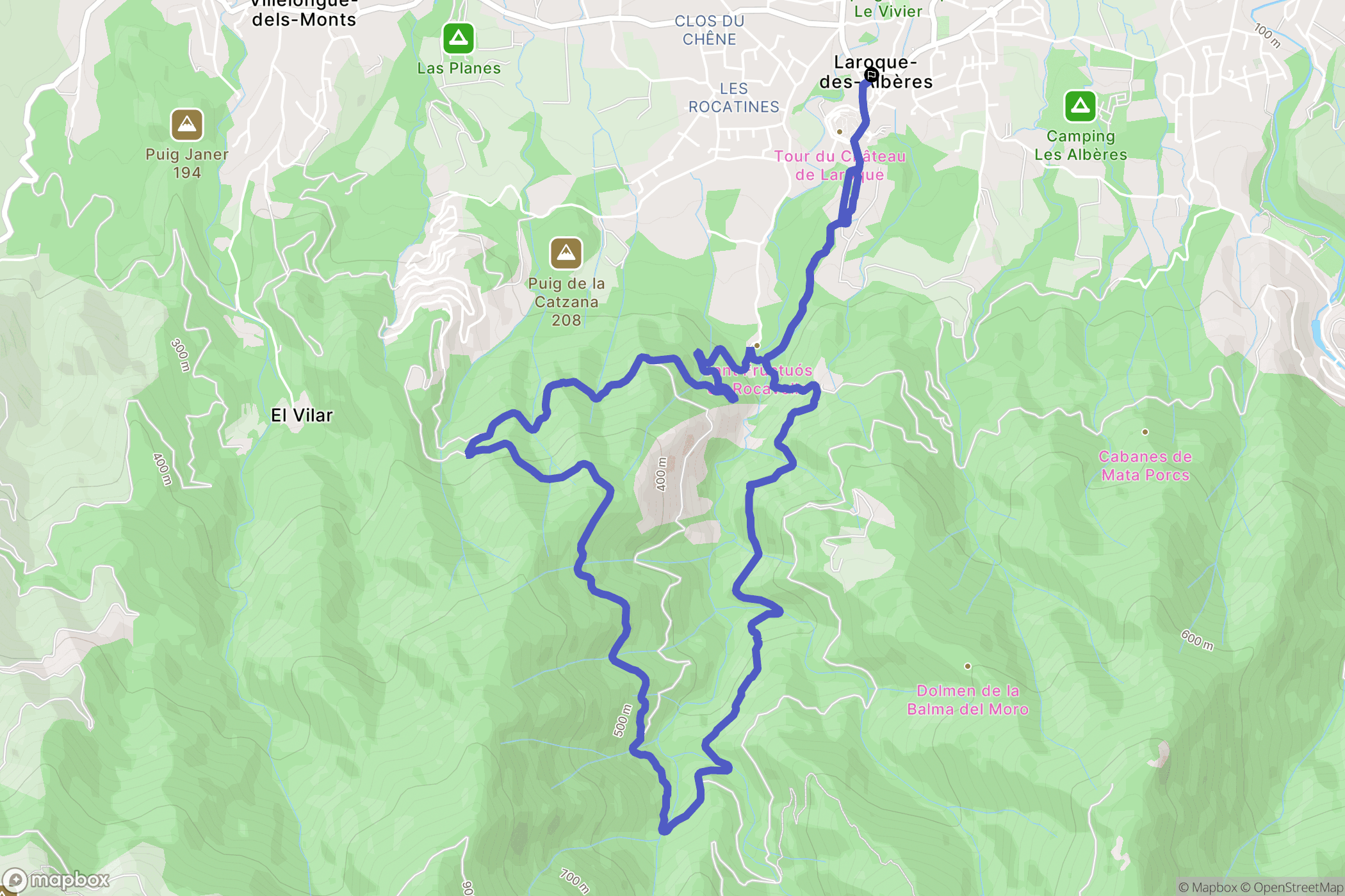 Laroque-des-Albères: routekaart voor buitenactiviteiten - France