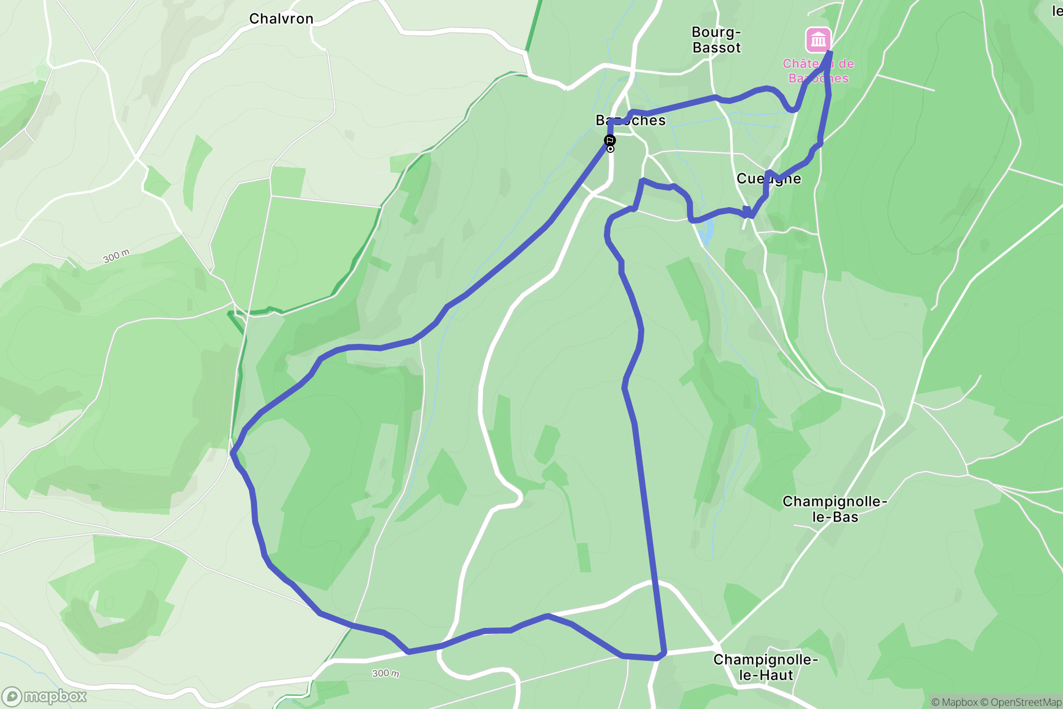 Bazoches: routekaart voor buitenactiviteiten - France