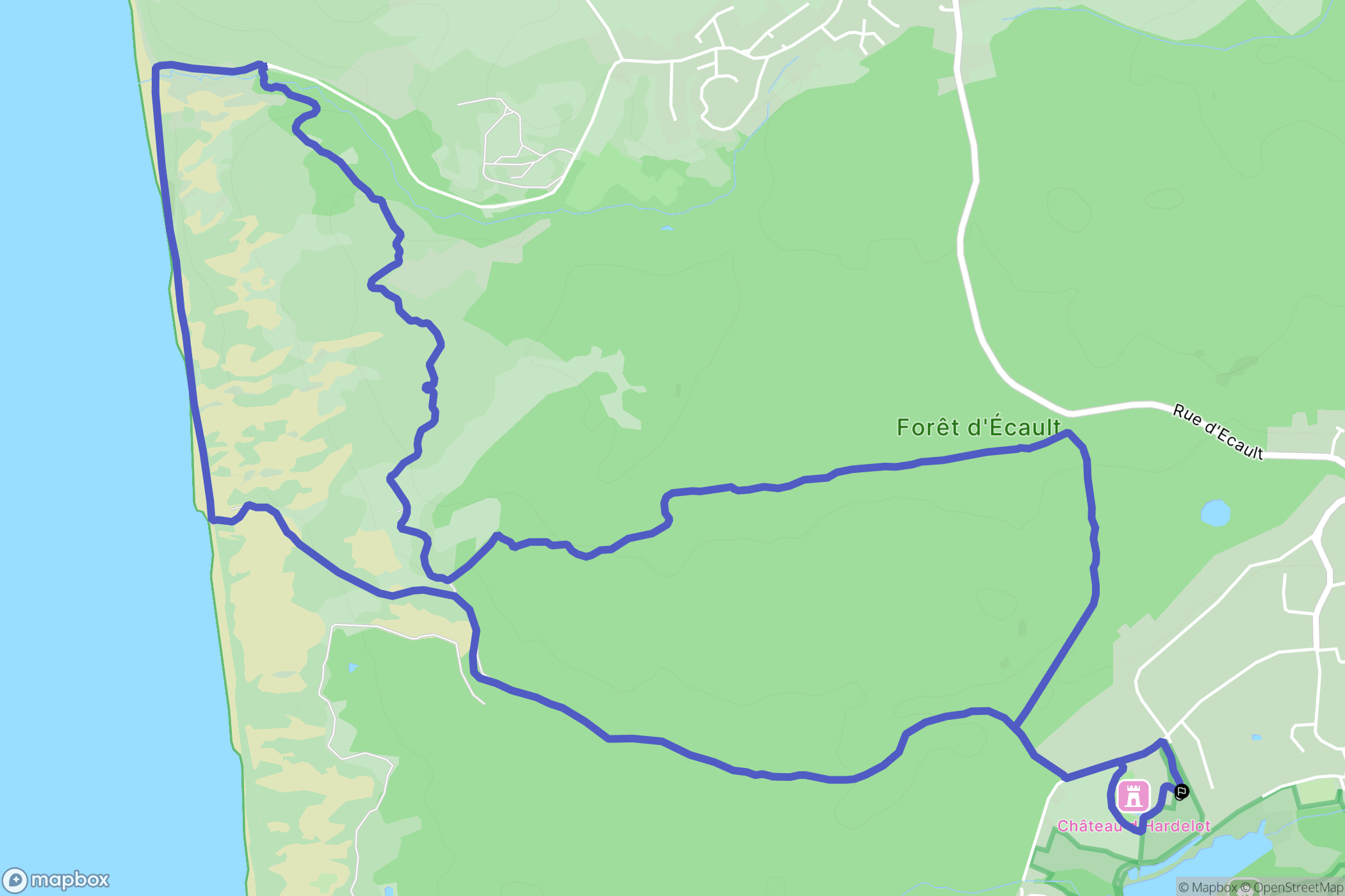 Condette: routekaart voor buitenactiviteiten - France