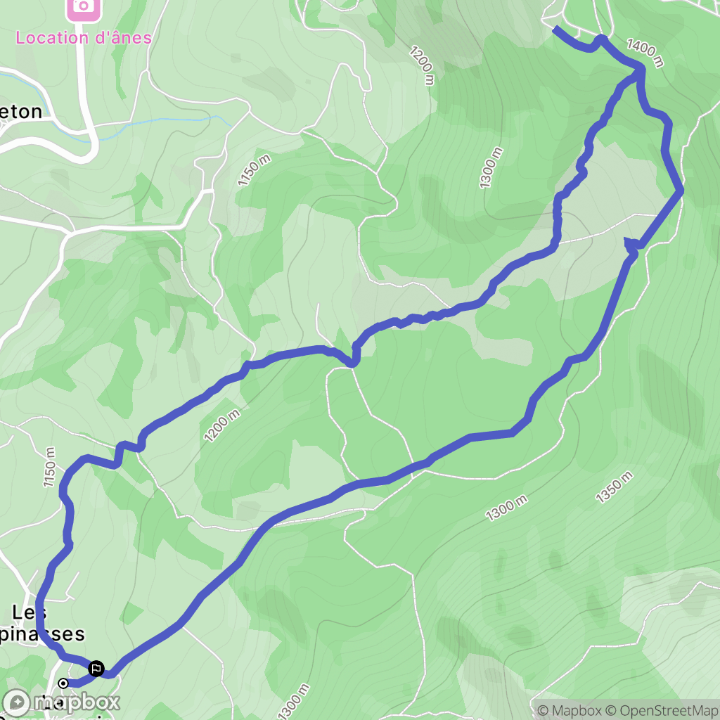 Villard de lans: routekaart voor buitenactiviteiten - France