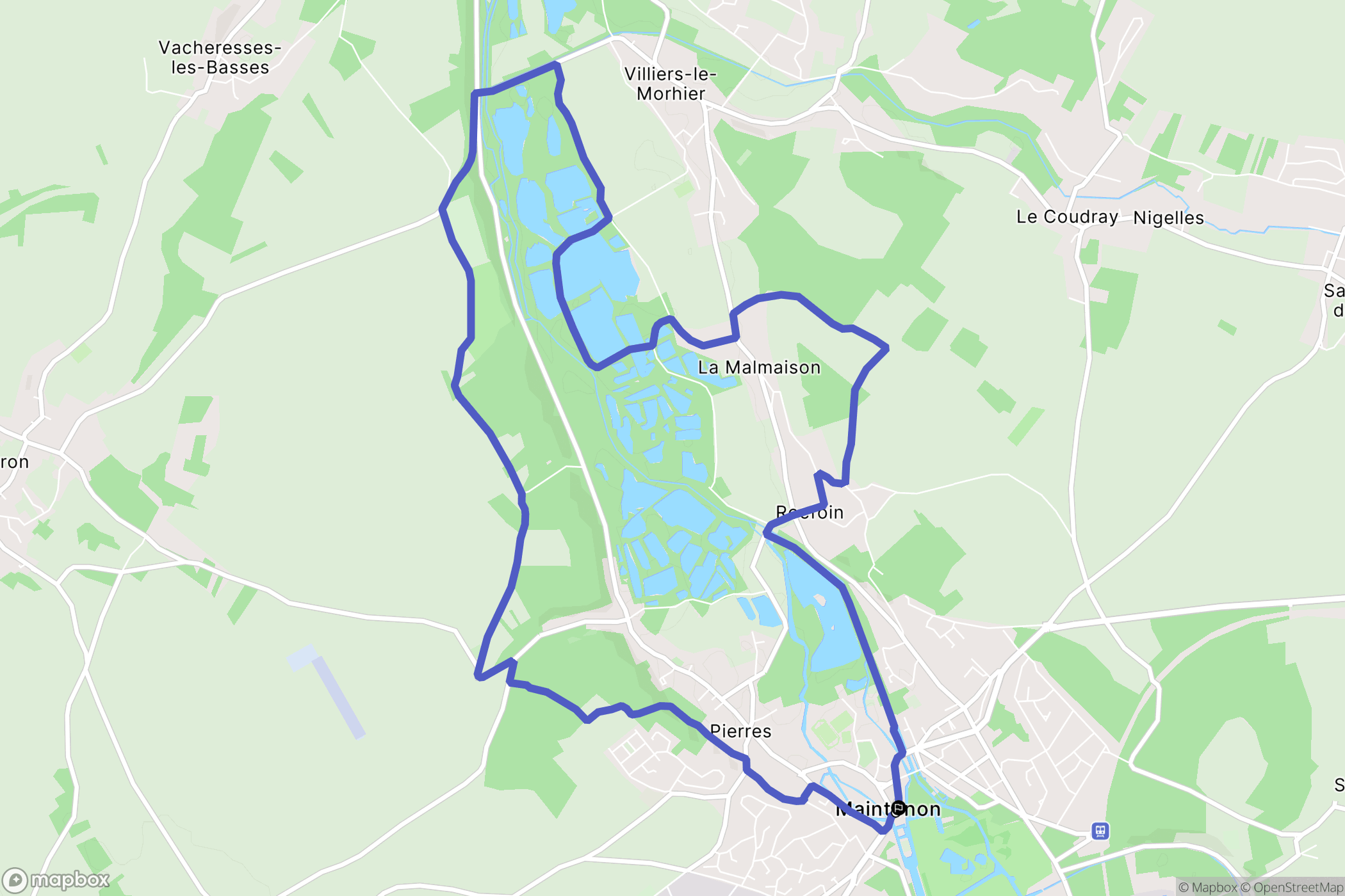 Maintenon: routekaart voor buitenactiviteiten - France