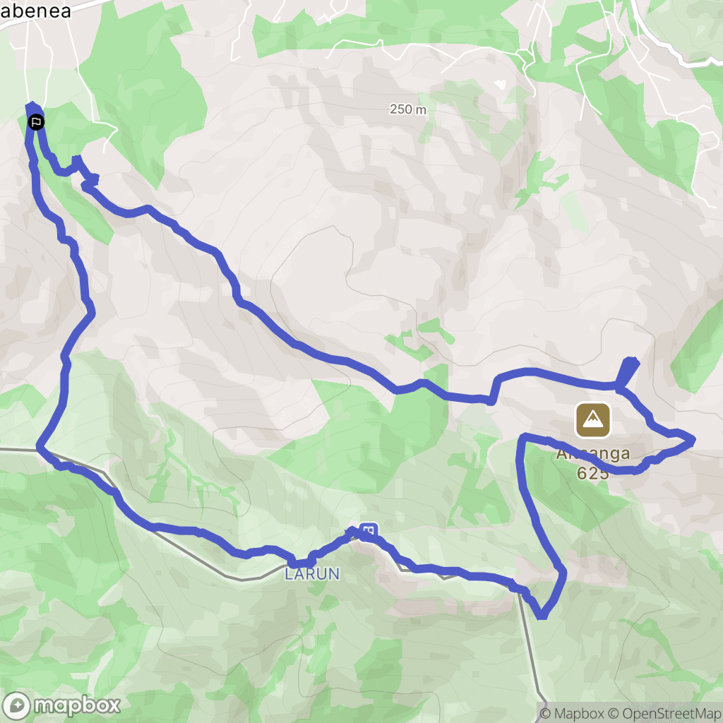Ascain : carte du parcours de randonnée - France