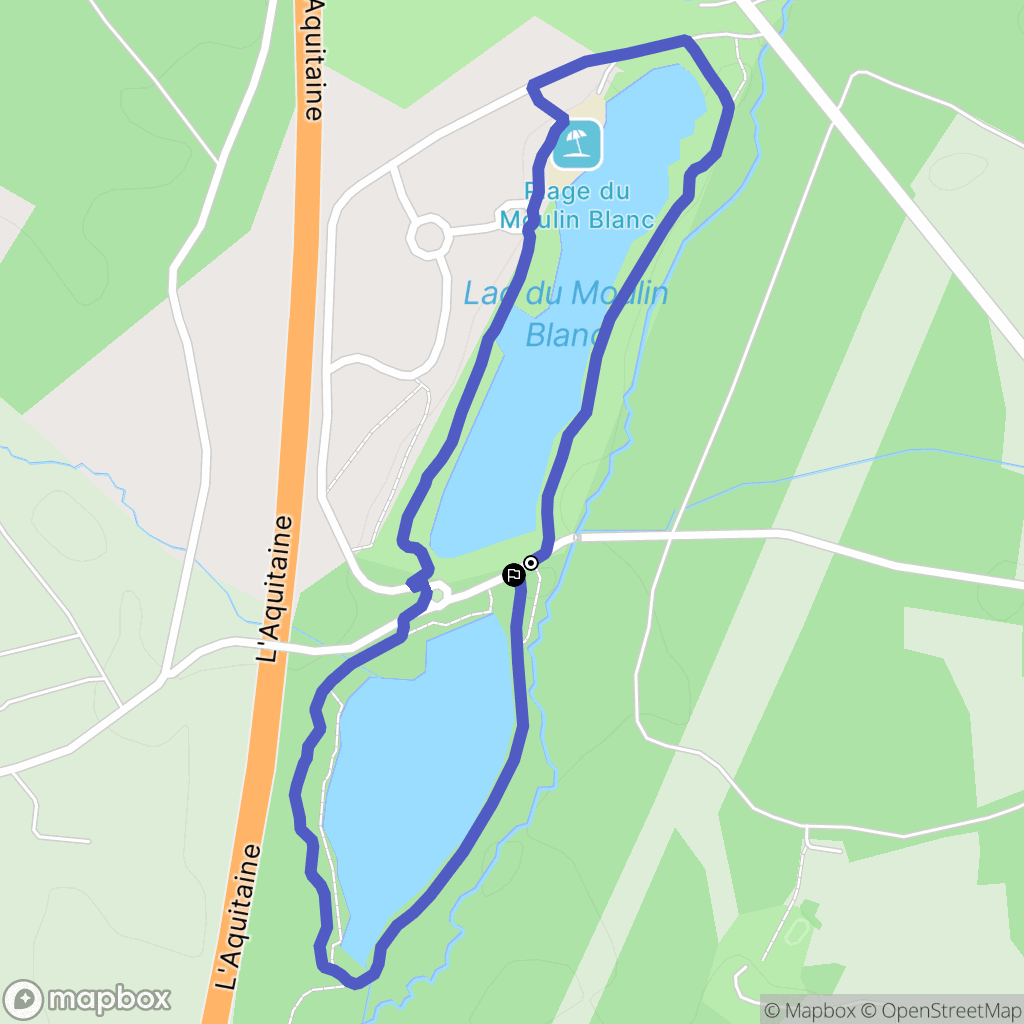 Saint-Christoly-de-Blaye : carte du parcours de randonnée - France