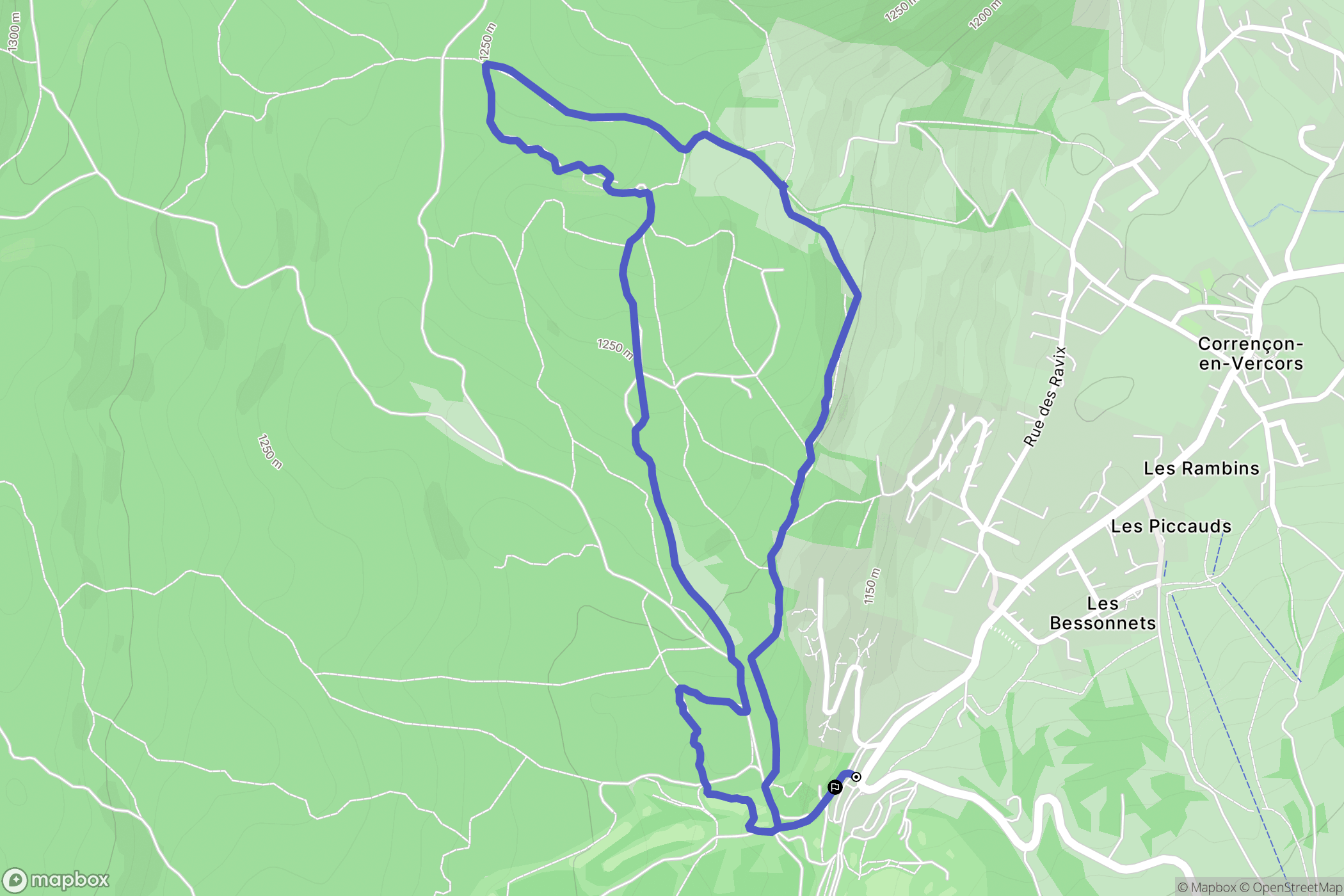 Corrençon-en-Vercors: routekaart voor buitenactiviteiten - France