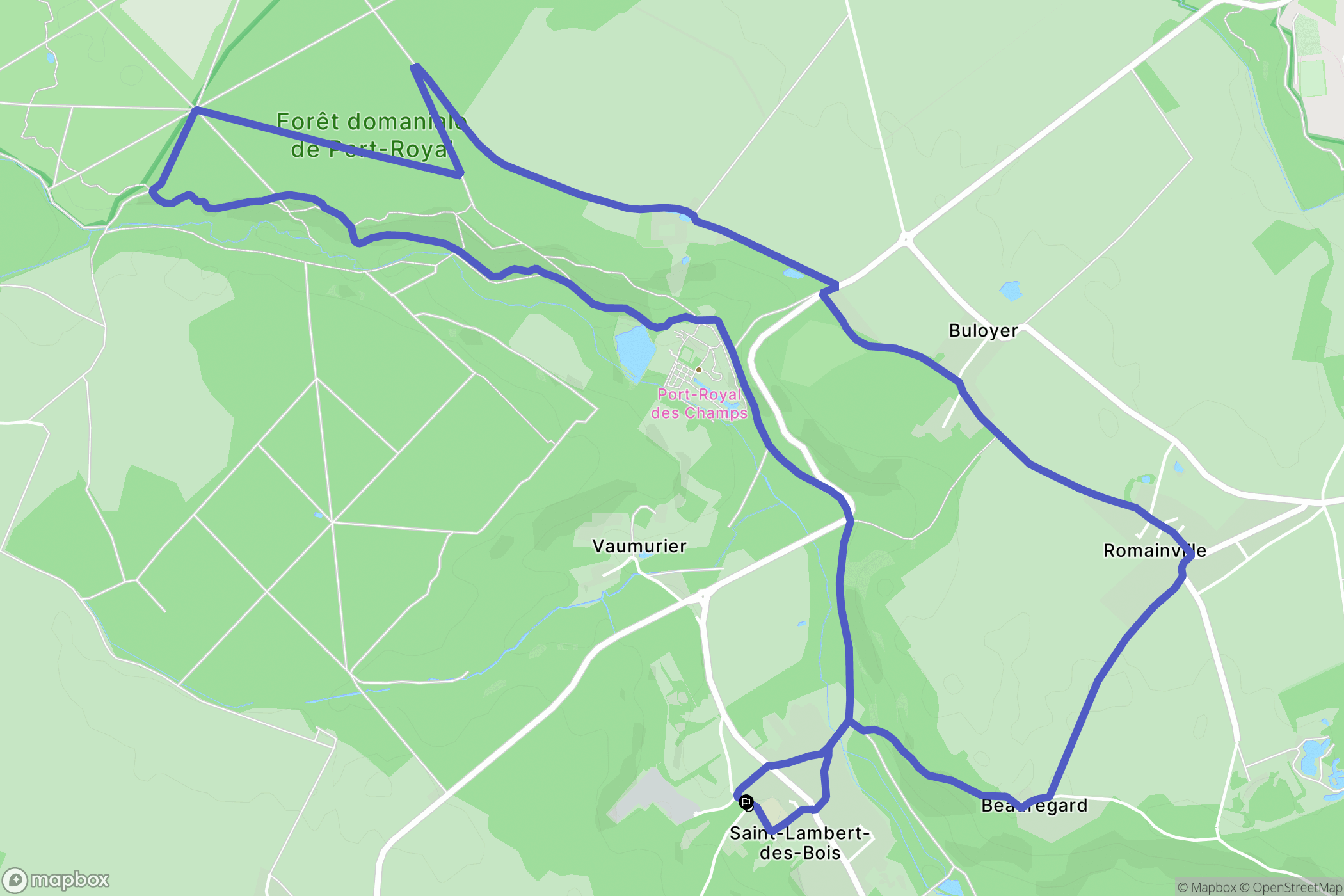Saint-Lambert-des-Bois: routekaart voor buitenactiviteiten - France