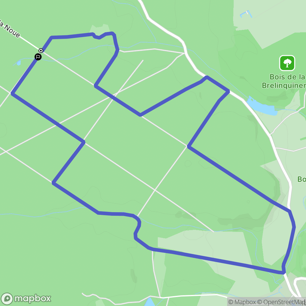 La Celle-les-Bordes : carte du parcours de randonnée - France