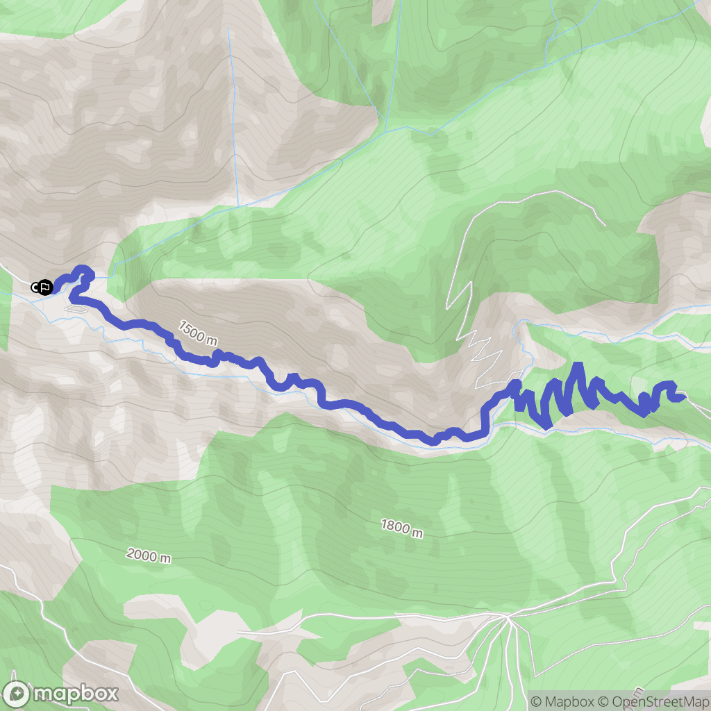 Villars-Heyssier : carte du parcours de randonnée - France