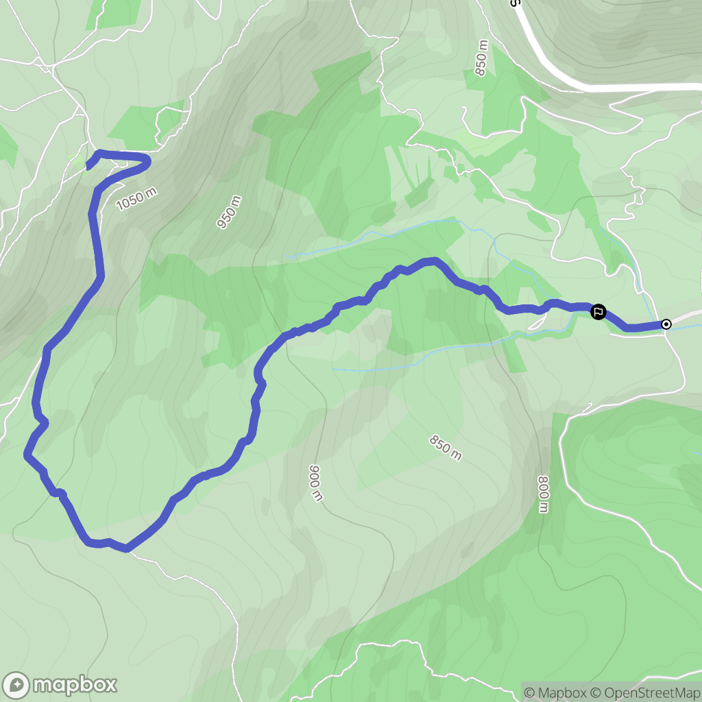 Gourdon : carte du parcours de randonnée - France