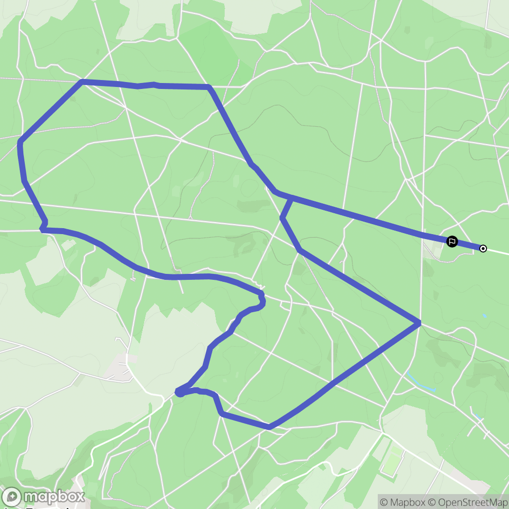 Haramont : carte du parcours de randonnée - France
