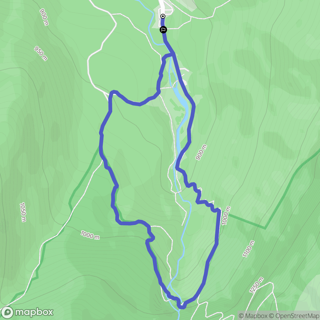 Saint-Pierre-d'Entremont : carte du parcours de randonnée - France