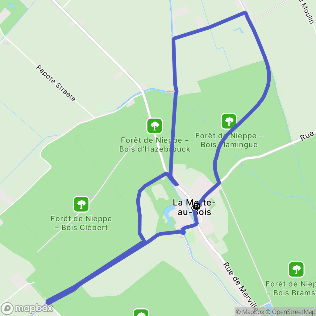 La Motte-aux-Bois: routekaart voor buitenactiviteiten - France