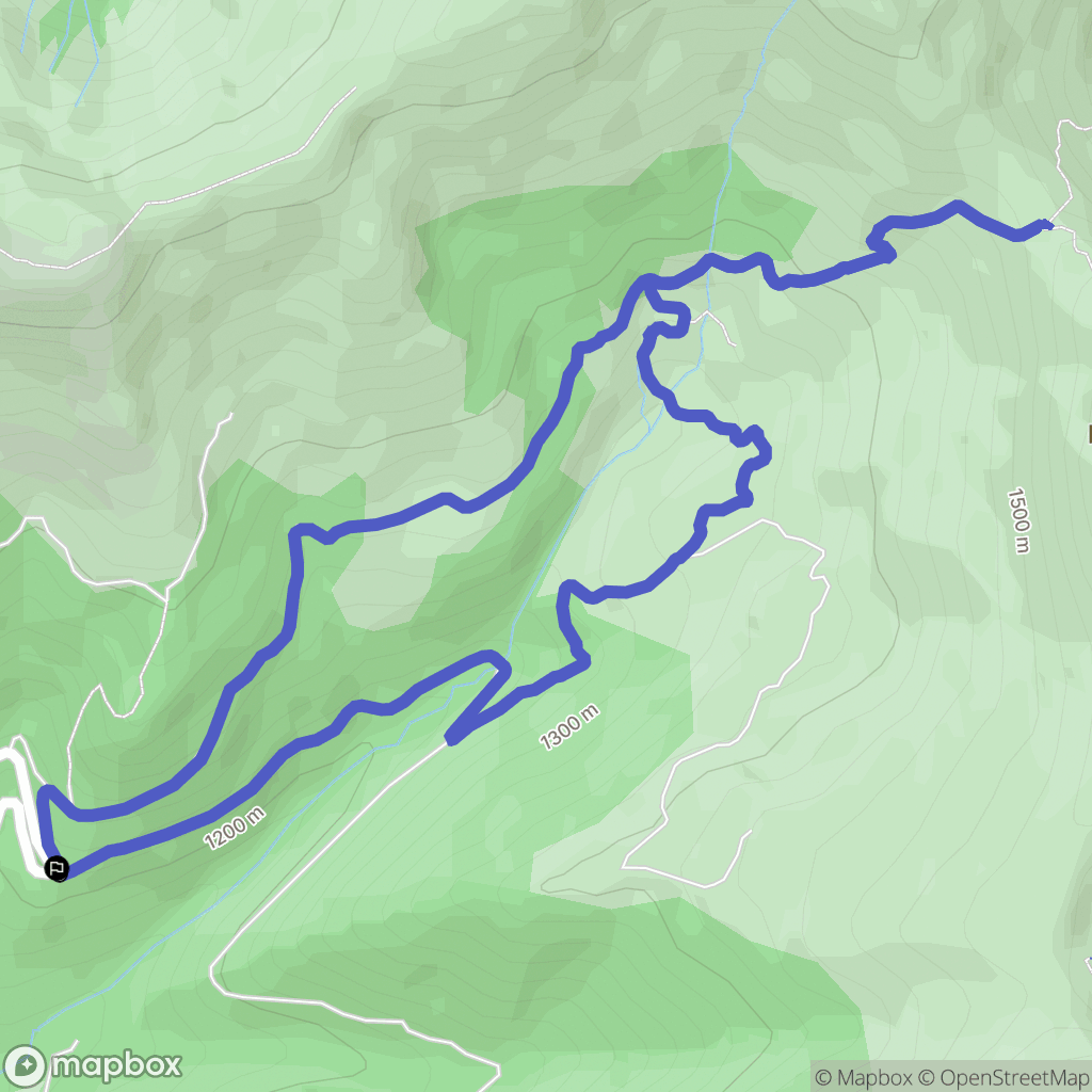 Mandailles-Saint-Julien : carte du parcours de randonnée - France