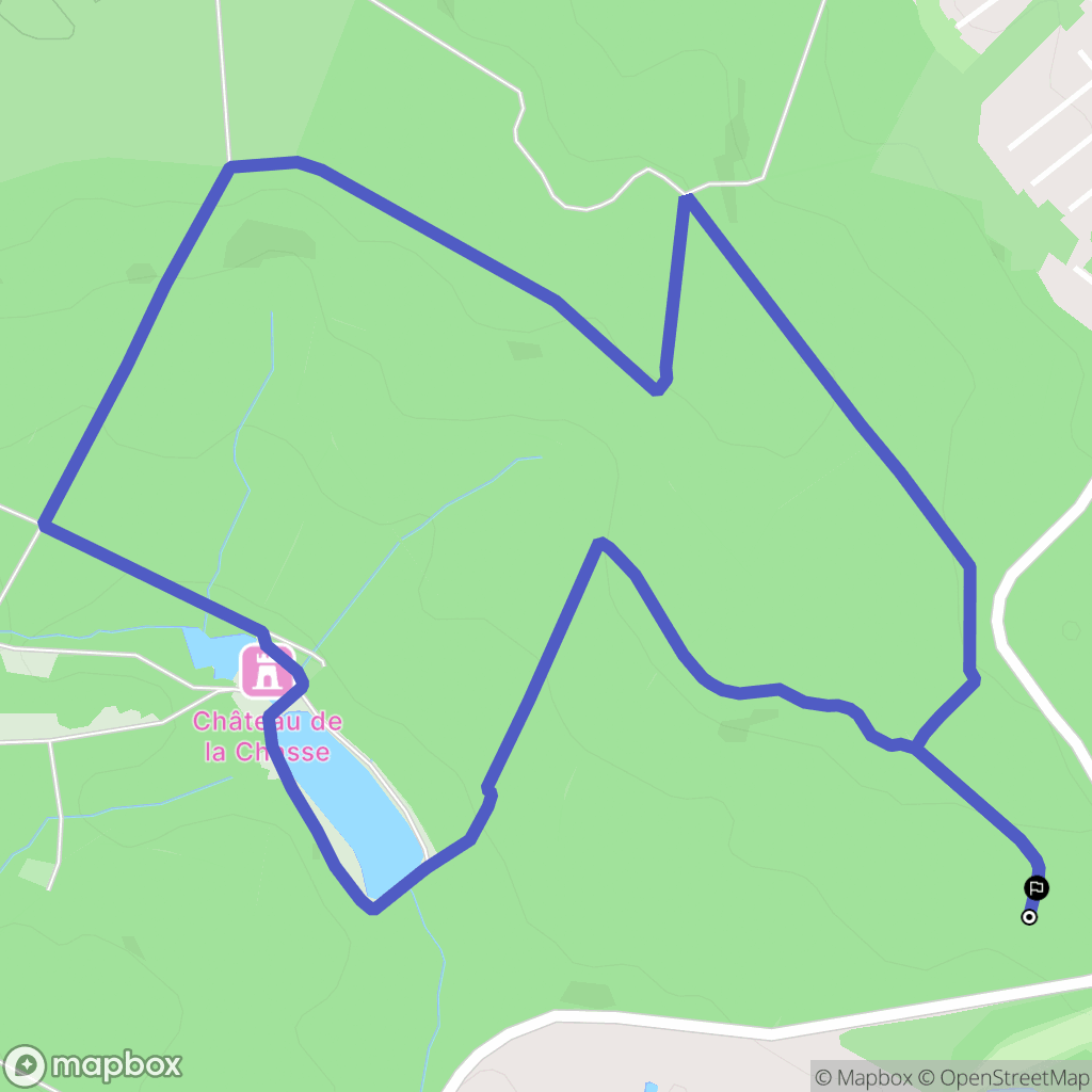 Domont : carte du parcours de randonnée - France